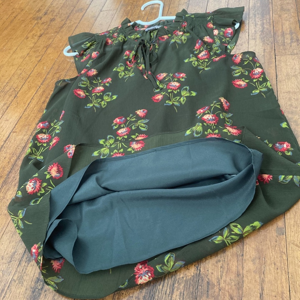J Crew Ruffle Sleeve Tank - Picture 3 of 6